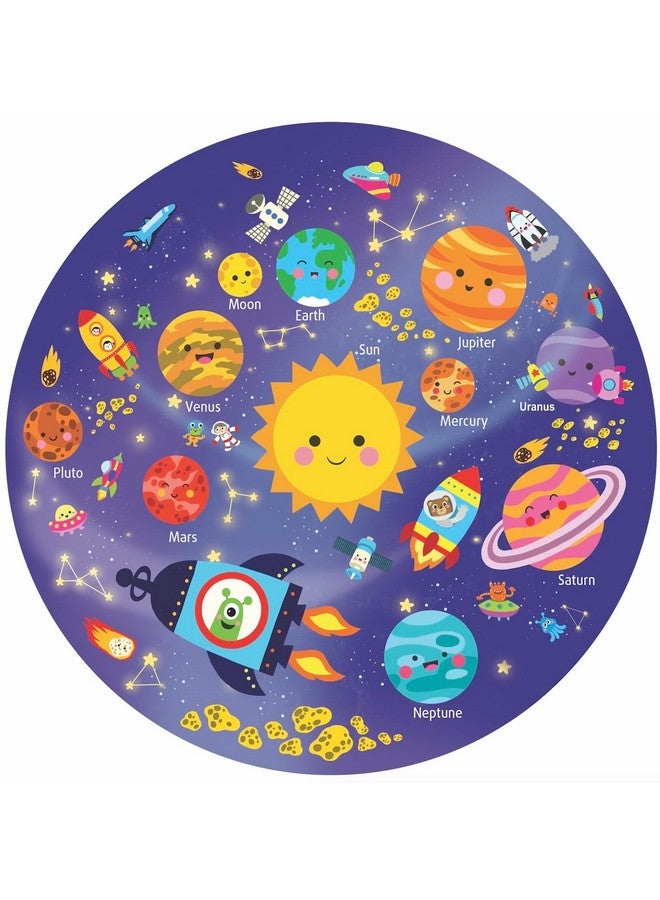 Fiddlys Creative Wooden Jigsaw Puzzle For Children 66Pcs (Solar System) - Image 1