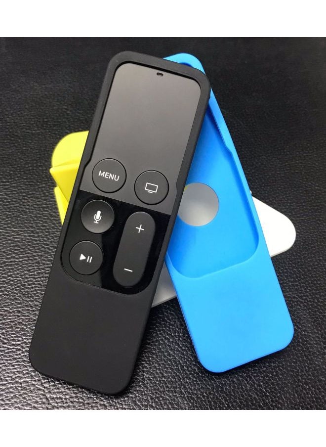 Generic Silicone Protective Cover For Tv 1/2/3/4th Gen 4k Tv Box Remote Controller Durable Skin Case For Digital Computer Card-Color:Green  - Image 1