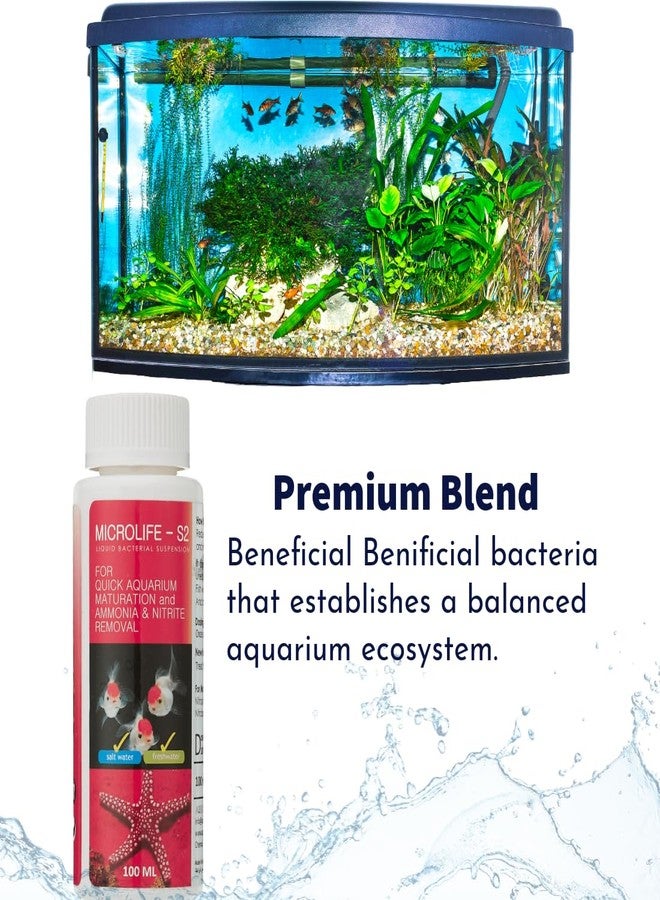 Scroll Store Aquarium Remedies 3 in 1 Pack | Aqua Clear, Stress Heal and Microlife S2 | Fish Tank Starter kit 100Ml Each - Image 4