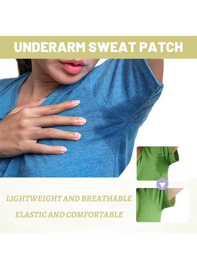 إيلهو 12 Pcs Underarm Sweat Pads, Sweat Pads for Women and Men Armpits, Disposable Invisible Armpit Sweat Pads for Absorbent Deodorant Prevention Sticker - Image 3