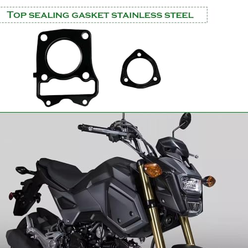 WEICHENGXIN Complete Gasket Kit Set & Spark Plug Compatible with Honda Grom 125 MSX125 2014-2020 Monkey Z125M Z125MA 2019-2021 - Image 5