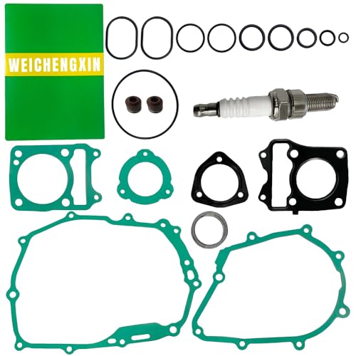WEICHENGXIN Complete Gasket Kit Set & Spark Plug Compatible with Honda Grom 125 MSX125 2014-2020 Monkey Z125M Z125MA 2019-2021 - Image 1