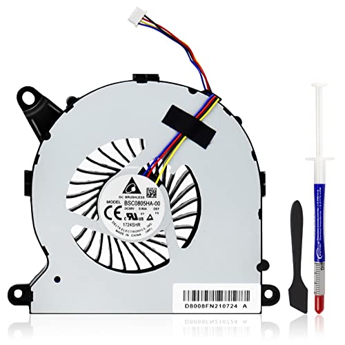 ARLBA New Replacement CPU Cooling Fan for Intel NUC NUC8 NUC8i3BEH NUC8i5BEH NUC8i5bek NUC8i7BEH NUC8 I3/I5/I7 Mini Host BSC0805HA-00 BAZB0808R5H P004 5V 0.6A Fan w/Thermal Paste & Spatula - Image 1
