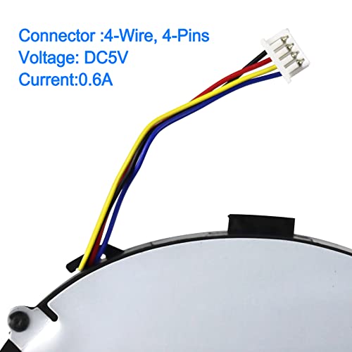 ARLBA New Replacement CPU Cooling Fan for Intel NUC NUC8 NUC8i3BEH NUC8i5BEH NUC8i5bek NUC8i7BEH NUC8 I3/I5/I7 Mini Host BSC0805HA-00 BAZB0808R5H P004 5V 0.6A Fan w/Thermal Paste & Spatula - Image 4