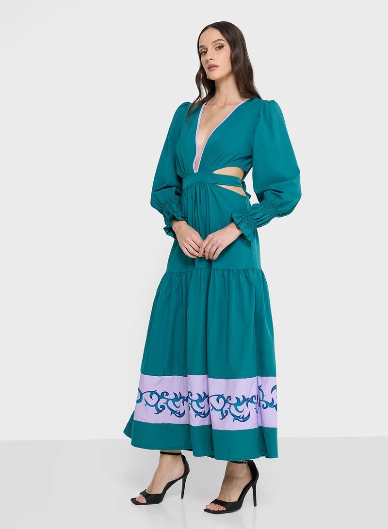 ELLA Puff Sleeved Dress