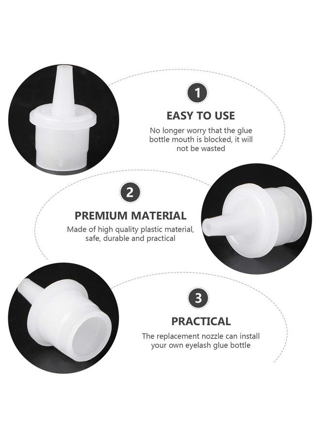 Beaupretty 20Pcs Eyelash Glue Replacement C Universal Eyelash Extension Tool - Image 5