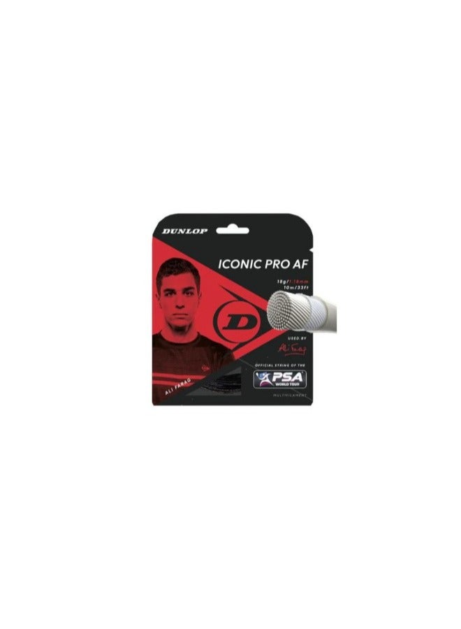 DUNLOP Iconic pro 18G 10M set/D2305 Ali Farag Squash String