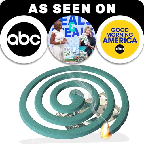 W4W Mosquito Repellent Coils - Outdoor Use Reaches Up to 10 feet - Each Burns for 5-7 Hours (Three Pack Contains 12 coils & 6 Stands) - Image 3