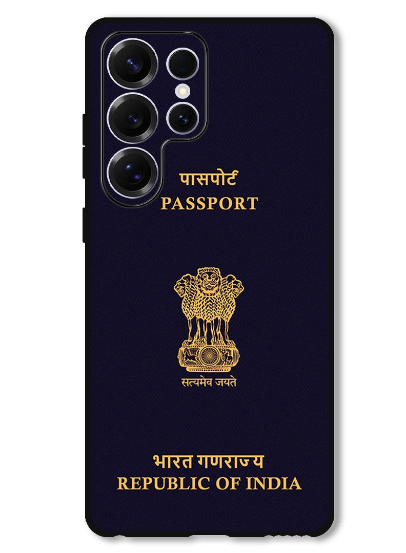 Theodor Protective Case Anti Scratch Shock Proof Bumper Cover For Samsung Galaxy S25 Ultra India Passport - Image 1