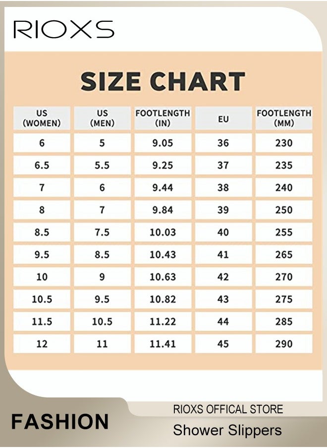 RIOXS - Bath Slippers,Cloud Slides Slippers For Women And Men,Comfy Pillow Slippers,Unisex Soft EVA Open Toe Shoes,Drying Lightweight Shower Shoes,Soft Shower Slippers For Bathroom Pool Beach Indoor And Outdoor - Image 1
