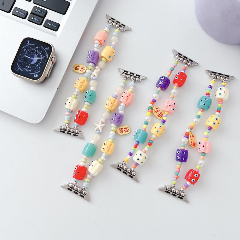 For Apple 9 Generation Monster Chain Strap Apple Watch786SE543 Dopamine Female Replacement Wristband - Image 2