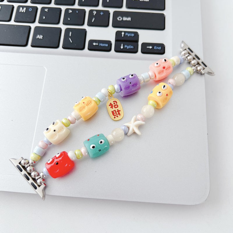 For Apple 9 Generation Monster Chain Strap Apple Watch786SE543 Dopamine Female Replacement Wristband - Image 1