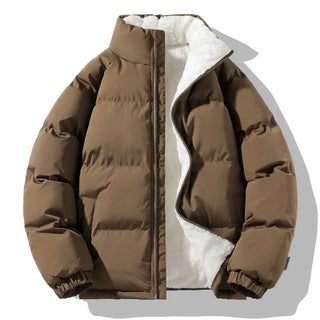 1 x 5 pcs Autumn Winter New Style Korean Loose Fit Thickened Sheep Cotton Padded Coat Womens Cropped Stand Collar Puffer Jacket Trendy Wh Brown - pzsku/ZB30BB207278EB0419643Z/45/1746223913/4d6a421f-5ca6-4291-94a5-e598a907c704