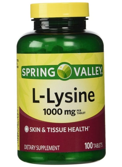 L-Lysine 1000 mg, 100 Tablets