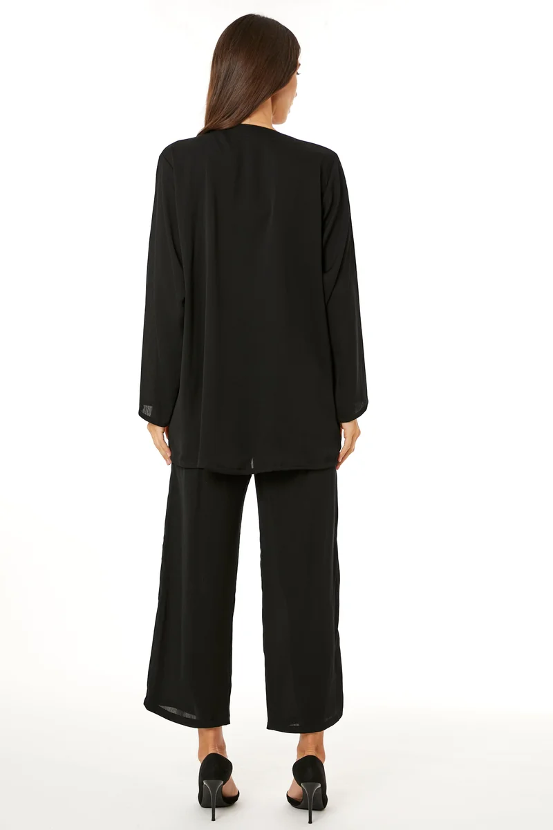 Moistreet  V-Neck Top & Pant Set for Women | Best Price UAE