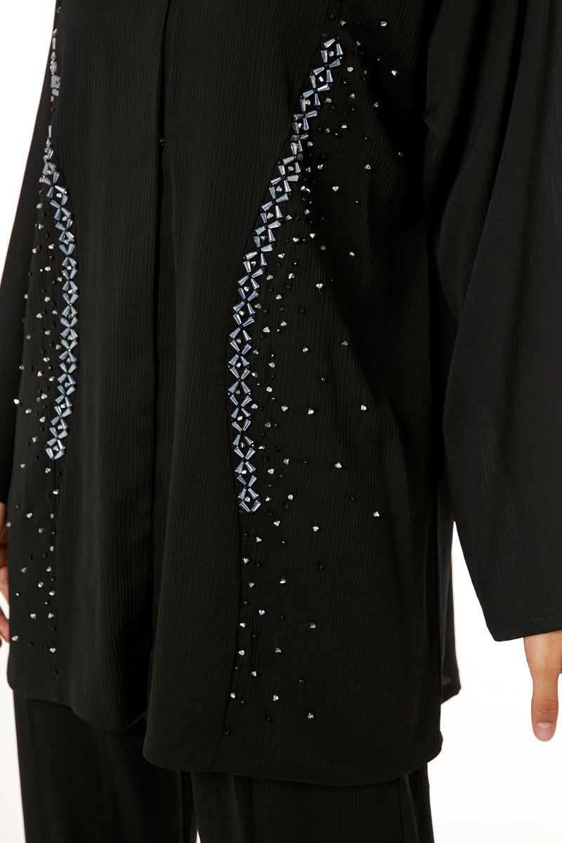 Moistreet V-Neck Top & Pant Set - Image 5