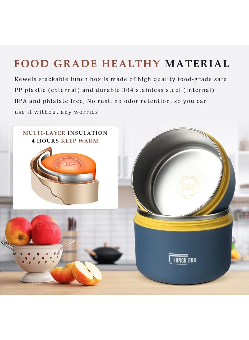 Joyelink 4pack Portable Insulated Lunch Box with Lunch Bag - Image 5