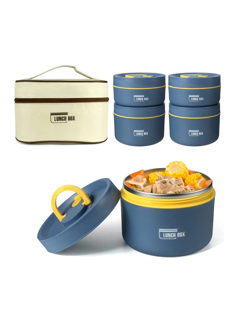 Joyelink 4pack Portable Insulated Lunch Box with Lunch Bag - Image 1