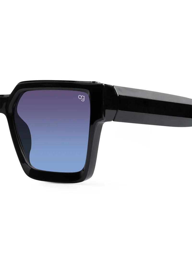 Woggles Royal Blue Polarized Square Sunglasses