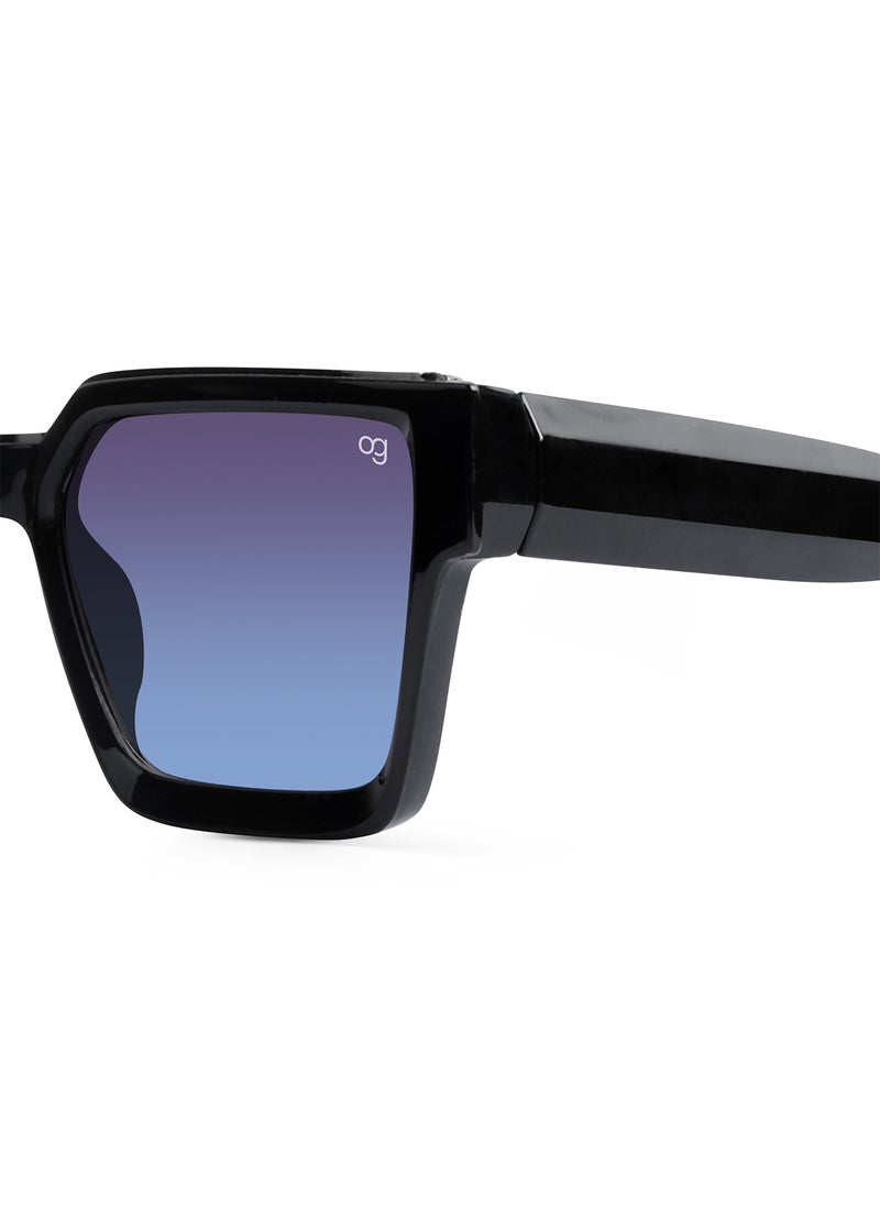 Woggles Royal Blue Polarized Square Sunglasses  - Image 2