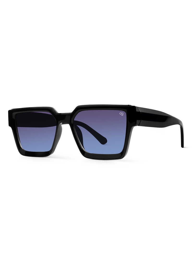 Woggles Royal Blue Polarized Square Sunglasses  - Image 4
