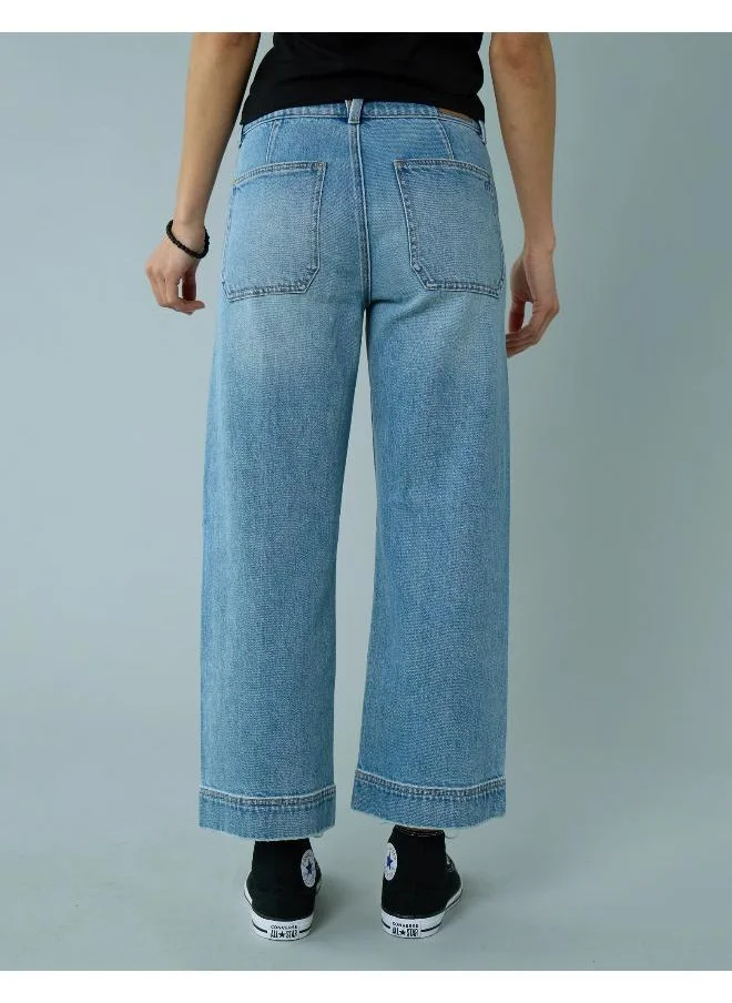 امريكان ايجل AE Stretch High-Waisted Stovepipe Crop Jean