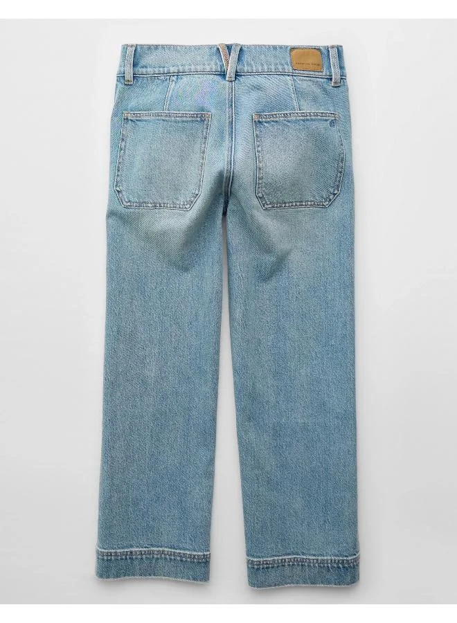 American Eagle AE Stretch High-Waisted Stovepipe Crop Jean