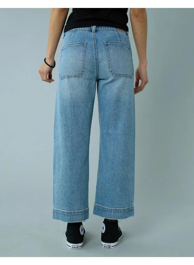 American Eagle AE Stretch High-Waisted Stovepipe Crop Jean