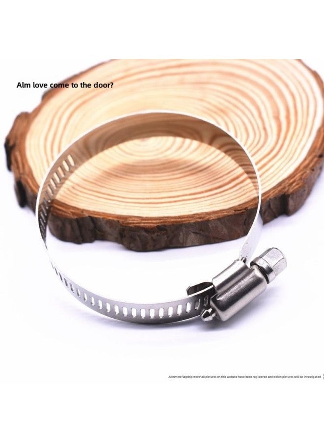 Water Pipe Burst Hoop Clasp Ring Fixed Buckle Clasp Clasp Clamp Dry Clasp Water Pipe Buckle Clasp Stainless Steel Throat Hoop-Series:130mm-152mm Diameter  - Image 1