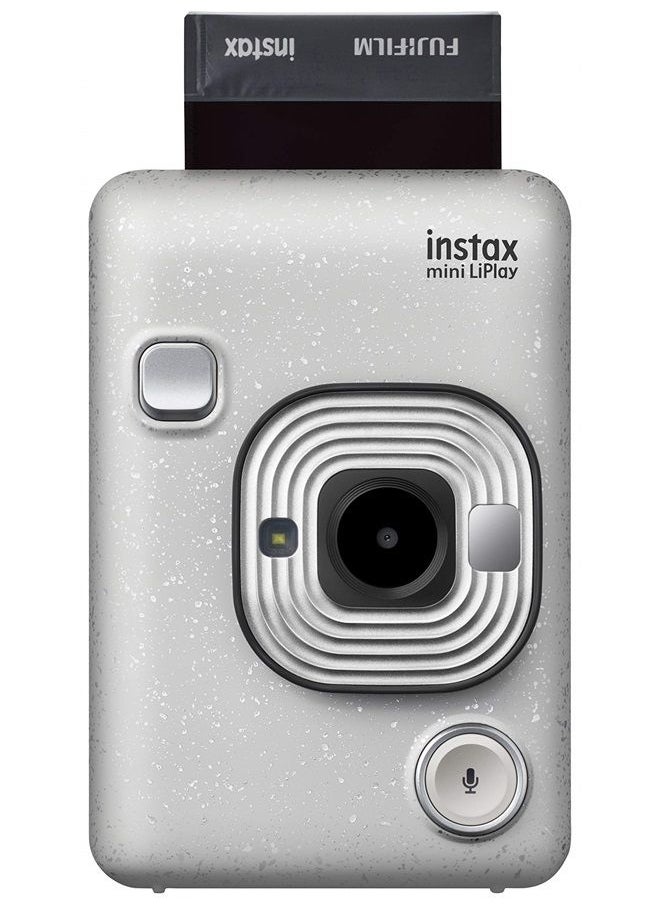 Instax Hybrid Instant Camera and Printer, Bluetooth, Stone White, LiPlay  - Image 1