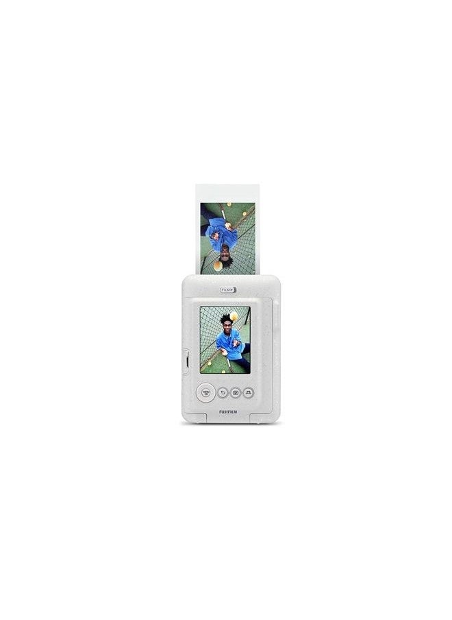 Instax Hybrid Instant Camera and Printer, Bluetooth, Stone White, LiPlay  - Image 2