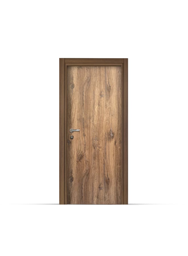 Barry Wood Room Door 90 cm Brown Steel with Light Brown Frame code MP 514-105 