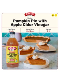 Bragg Raw Organic Apple Cider Vinegar with The Mother Unfiltered - 473 ml  - Image 4