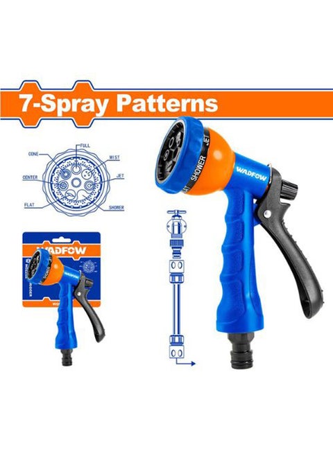 Wadfow Plastic trigger nozzle 7-spray patterns WSN1E07