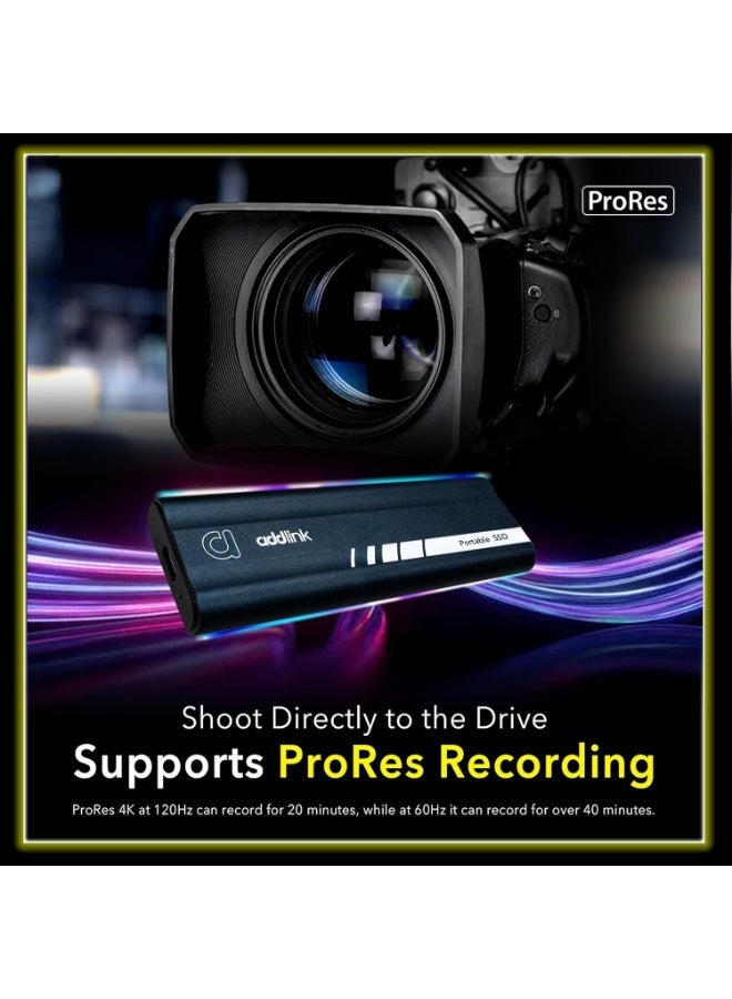 Addlink P21 1TB 2000-1950MB/s USB 3.2 Gen2 Type-C Portable SSD AD1TBP21B2K 1 TB - Image 4