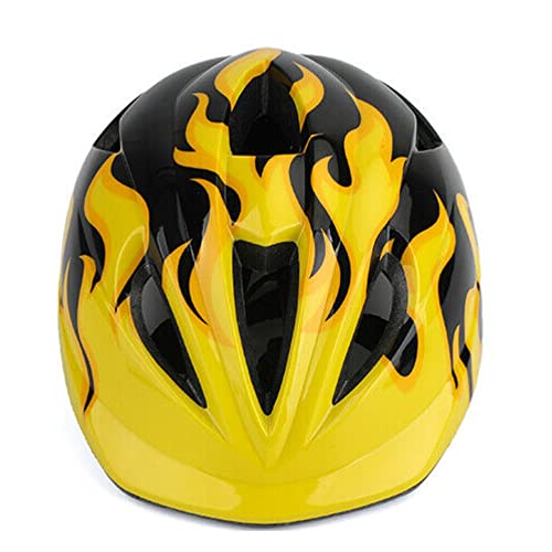 FABSPORTS Safety Helmet for Kids (5-10 Years), Light Weight Bicycle/Bike Helmet, Adjustable Size, for Cycling/Skating/Skate Boarding (Yellow) - Image 2