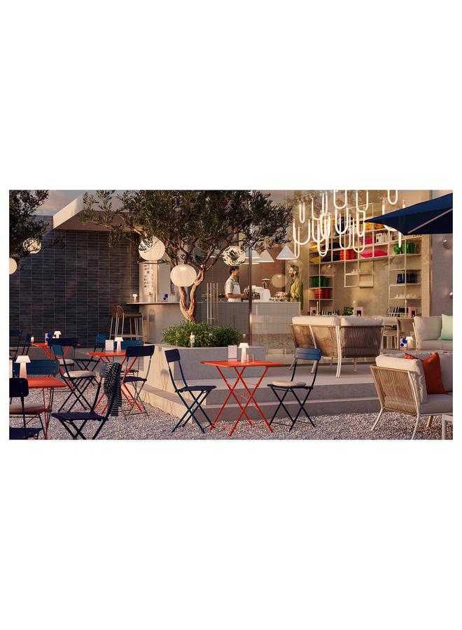 erorex Folding Chair, Dark Blue Outdoor - Image 2