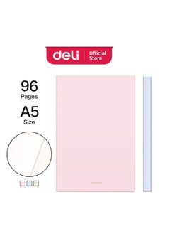 Deli Note Book A5 96 Sheets Light Pink  - Image 1