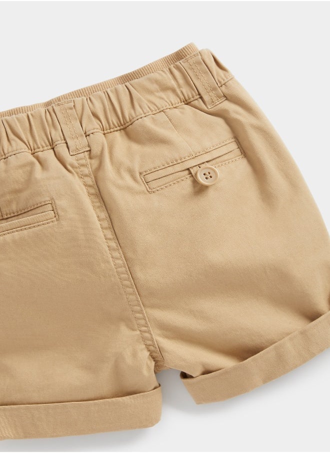 mothercare Tan Chino Shorts  - Image 1