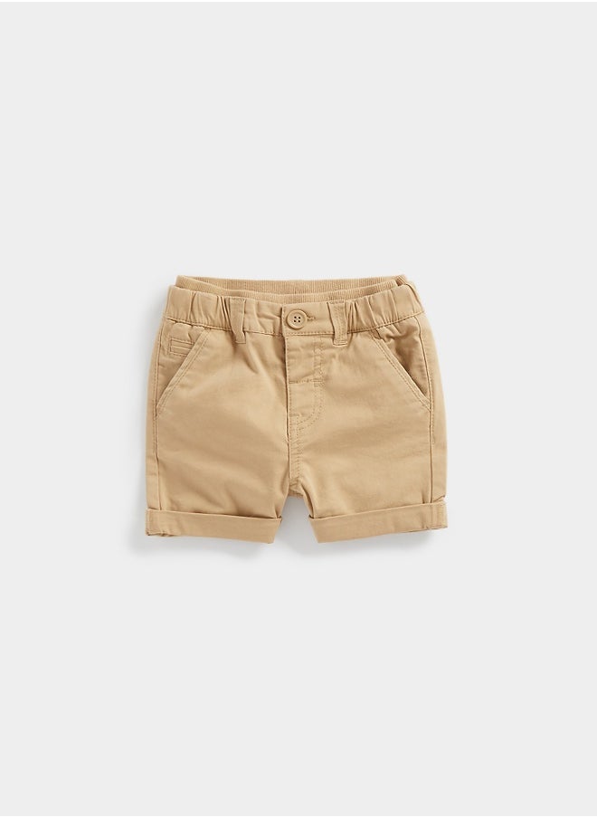 mothercare Tan Chino Shorts  - Image 2