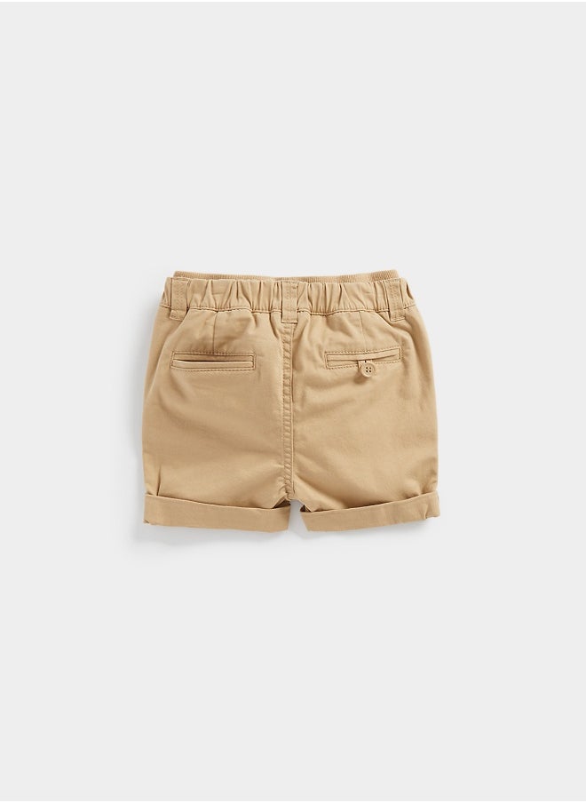 mothercare Tan Chino Shorts  - Image 5