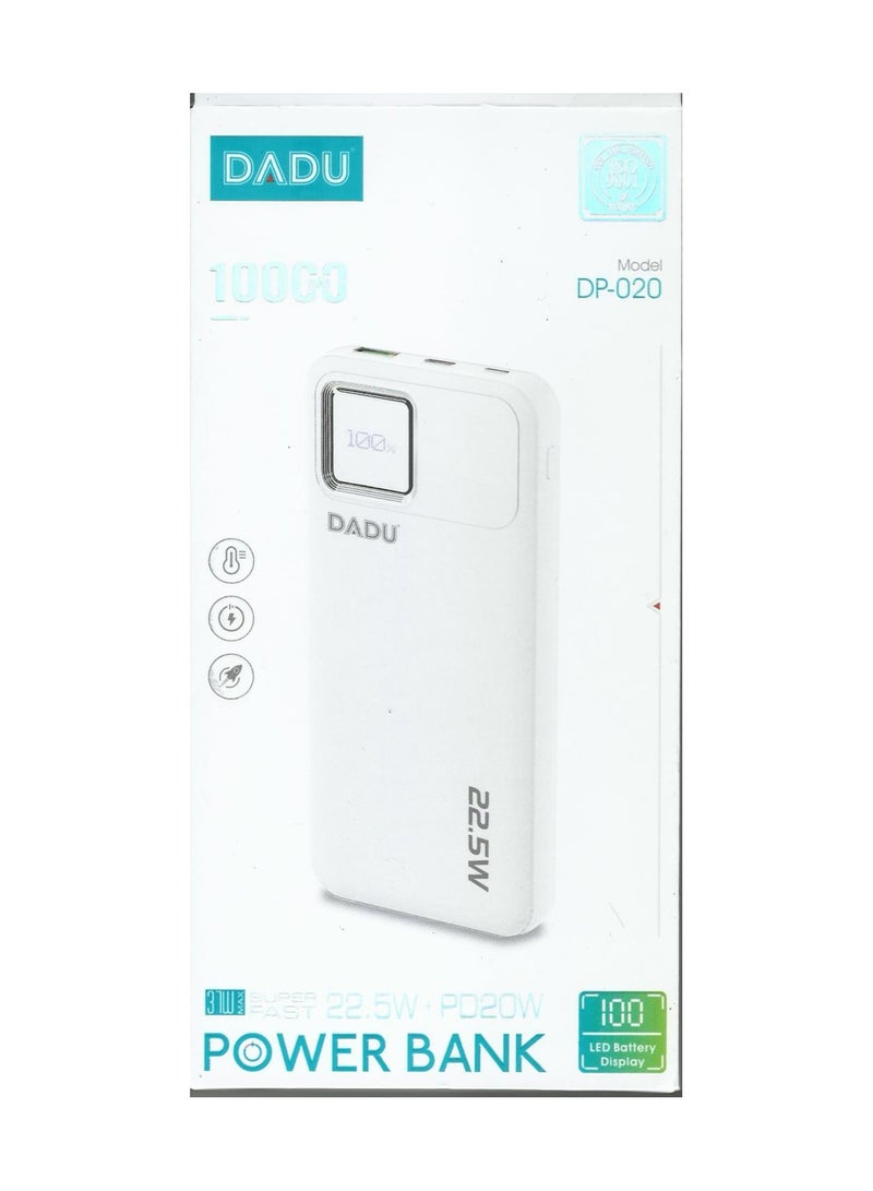 دادا باور بانك 10000 امبير 2 منفذ usb و tab c و ميكرو - Image 2