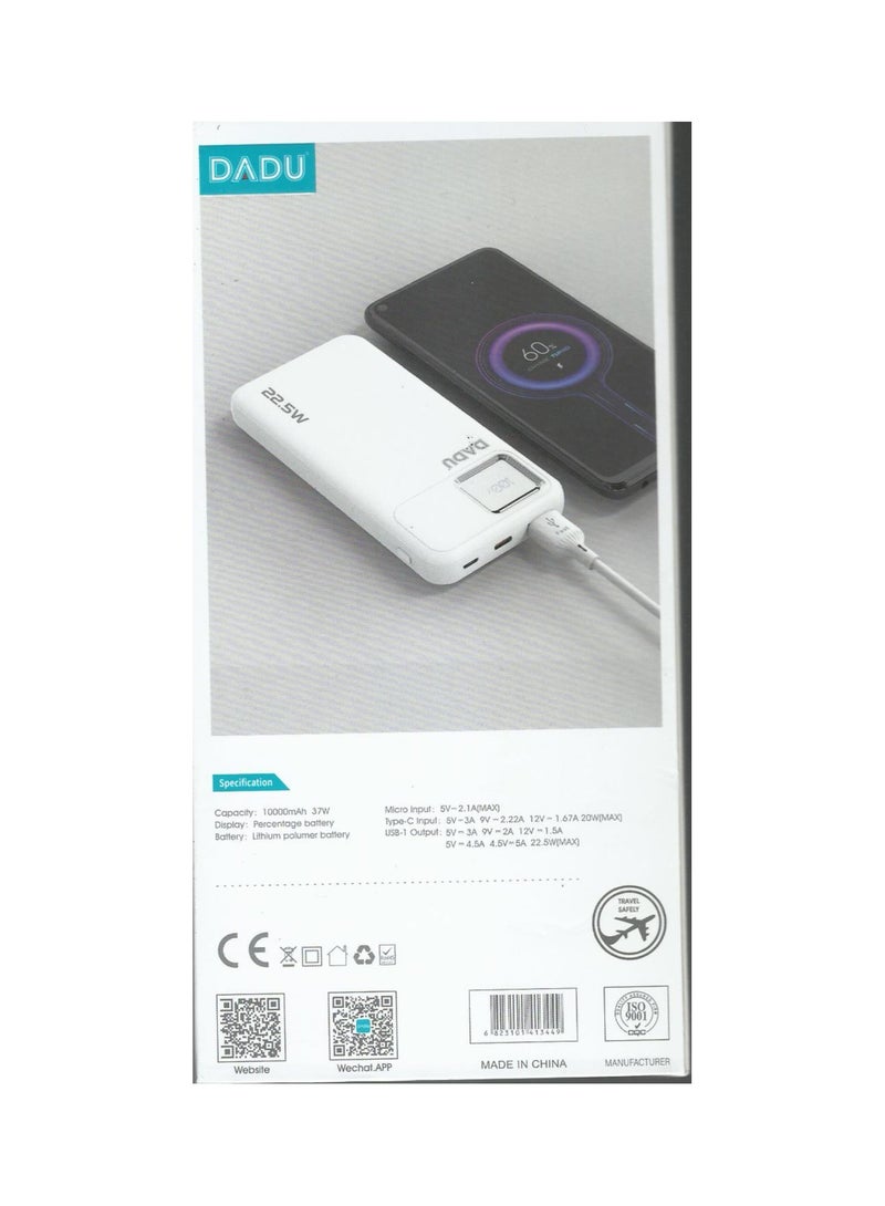 دادا باور بانك 10000 امبير 2 منفذ usb و tab c و ميكرو - Image 3