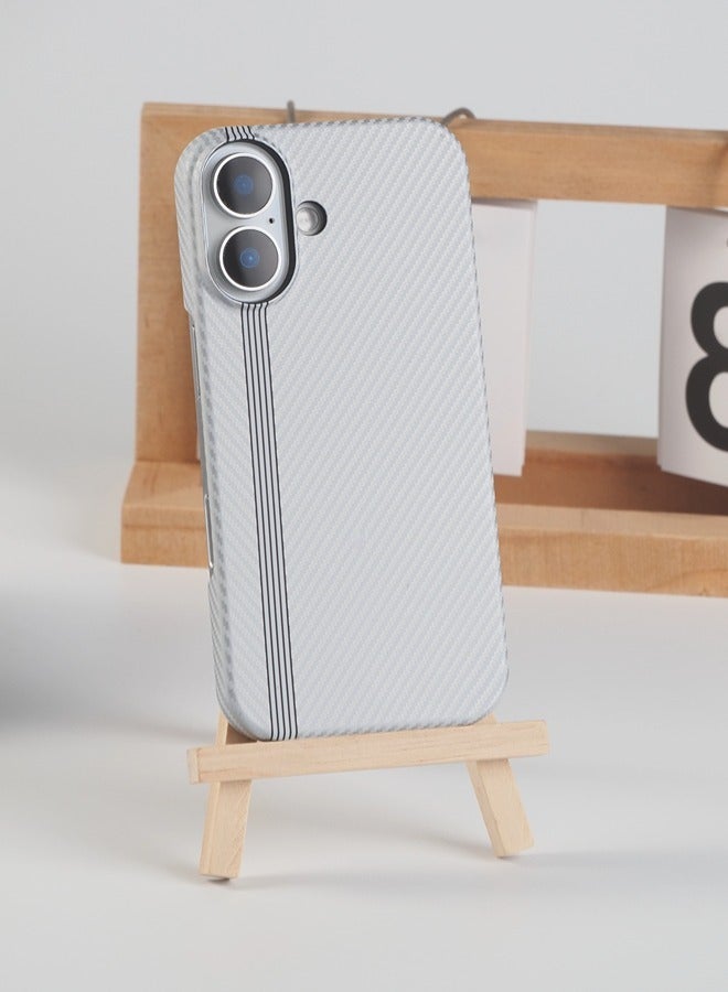 ShebSheb Fine Black Striped iphone Case for iPhone 16 Plus  - Image 2