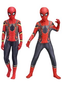 VUCATIN Cosplay Costume Set 3D Style Superhero Cosplay Full Body Bodysuit Spandex Jumpsuit for Kids Cosplay Dress Up（B）  - Image 4