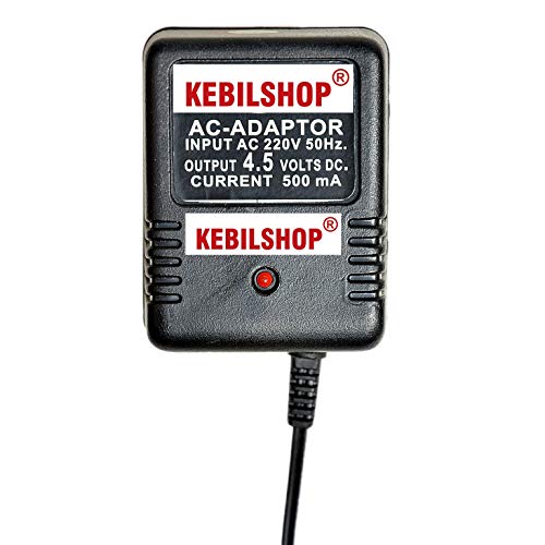 KEBILSHOP 4.5 Volt 500mA Power Adapter with 4 Multi Pin and Polarity Change Option for Radios,Torches,Toys,Trimmer,Allpurpose Use,for Electronics Items., Musical Instruments - Image 1
