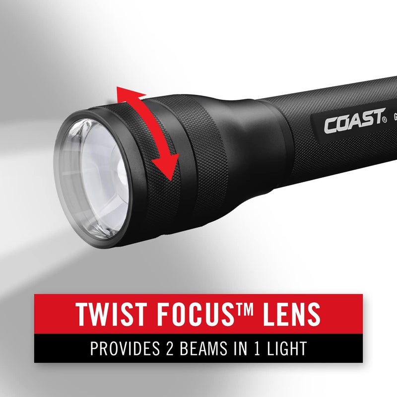 Coast G70 1200 Lumen Pure Beam Twist Focus LED Flashlight Batteries Included - Image 4