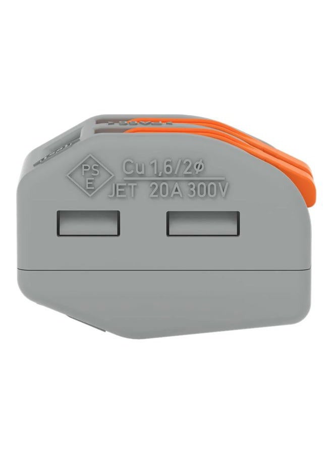 Wago 222-412 LEVER-NUTS 2 Conductor Compact Connectors 100 PK - Image 2