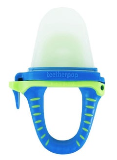 teetherpop No Mess Frozen Baby Teethers, Fill w/Breastmilk, Purees, Smoothies, Juice, USA Made, Medical Grade Materials, Soothie Pacifier, Baby Fruit Feeder, Teething Toys for Teething Relief