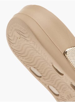 Celeste Womens Solid Slip-On Thong Slippers  - Image 4
